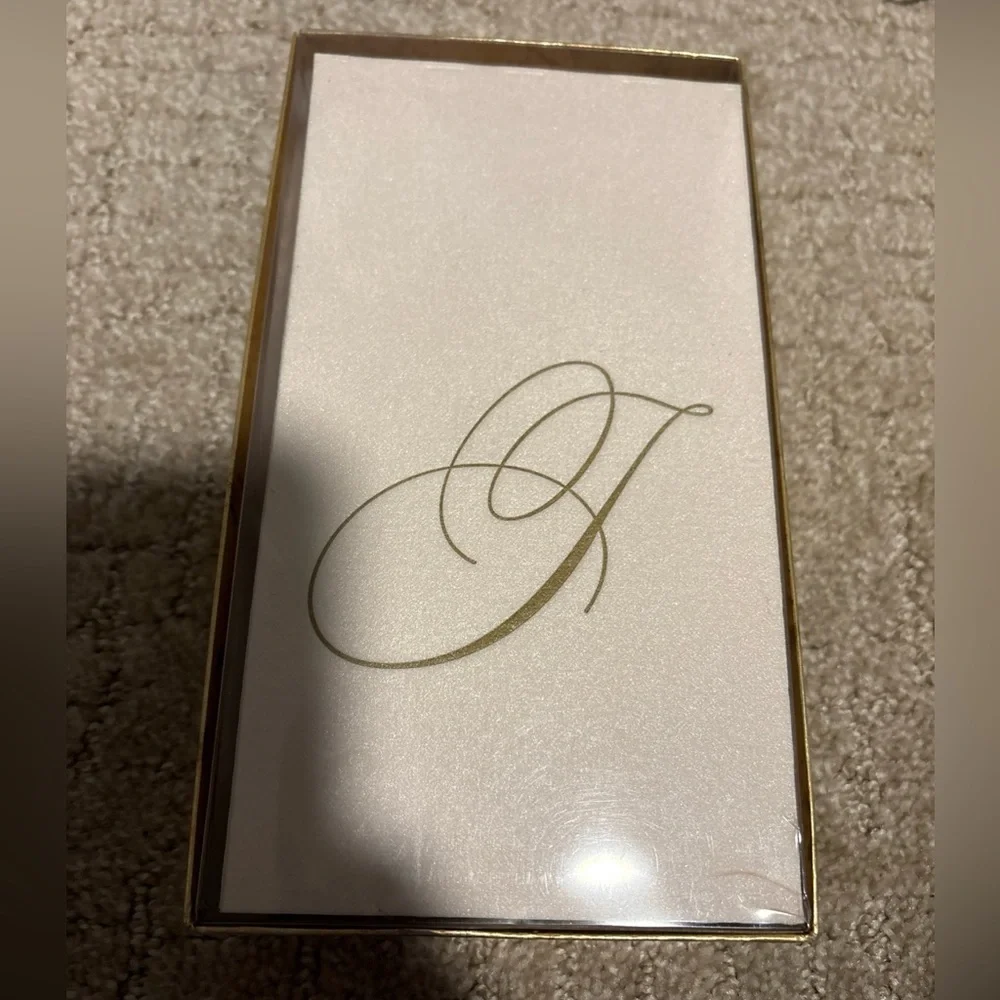 Caspari Napkins Airlaid Guest Signature 24” 24 Each Letter J